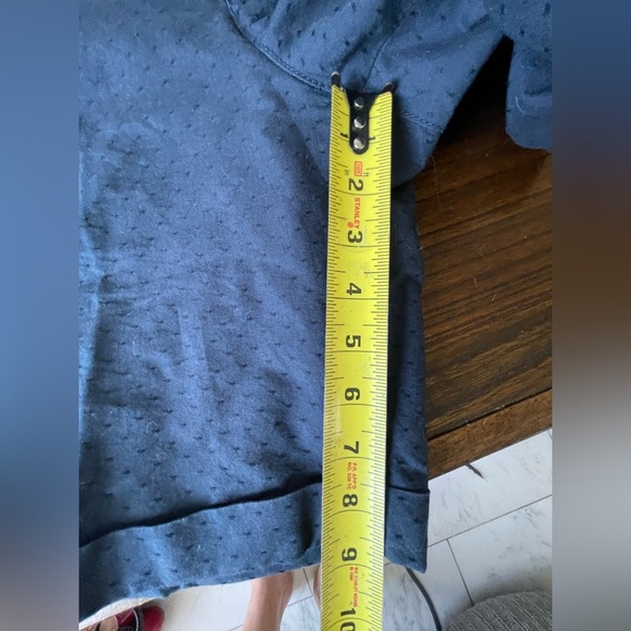 Original Penguin by Munsingwear, 36, textured flat front cuffed navy blue shorts - Picture 6 of 8